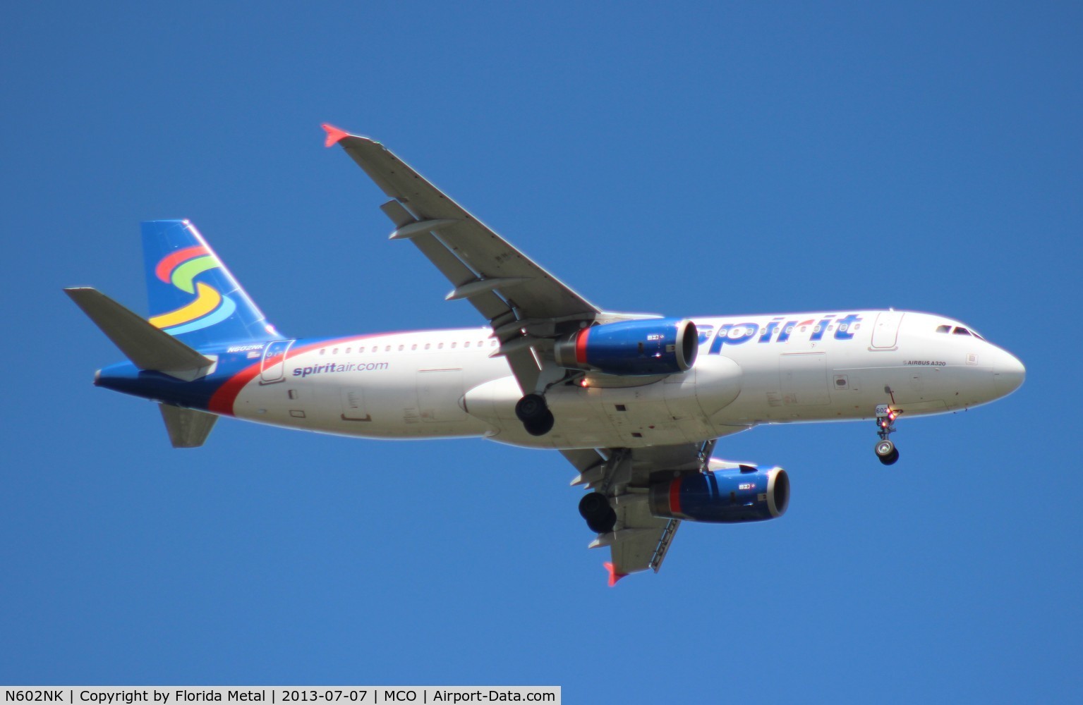 N602NK, 2010 Airbus A320-232 C/N 4264, Spirit A320