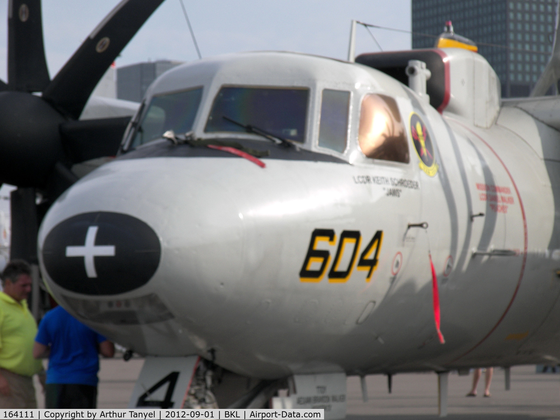164111, Grumman E-2C Hawkeye Group 2 C/N A52-143, On display @ Cleveland National Airshow