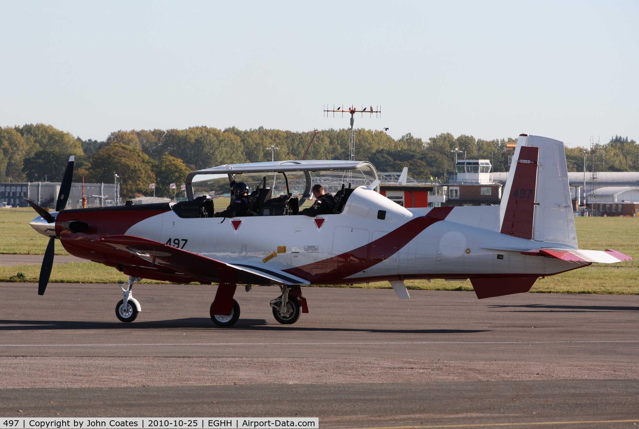 497, 2010 Hawker Beechcraft T-6A Efroni C/N PI-16, Calling whilst on delivery