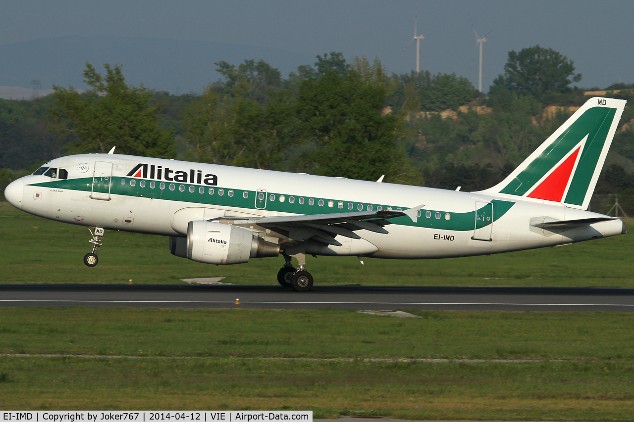 EI-IMD, 2003 Airbus A319-112 C/N 2074, Alitalia