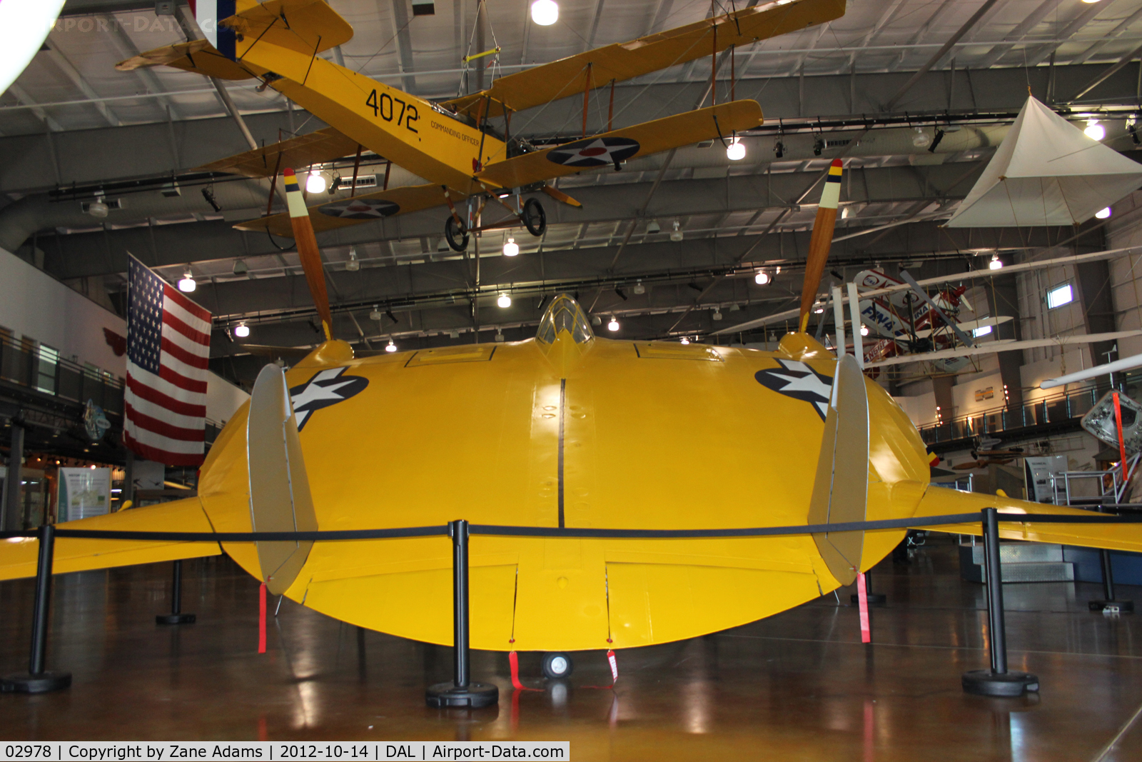 02978, 1942 Vought V-173 C/N 1, The Flying Pancake on display at the Frontiers of Flight Museum - Dallas, Texas