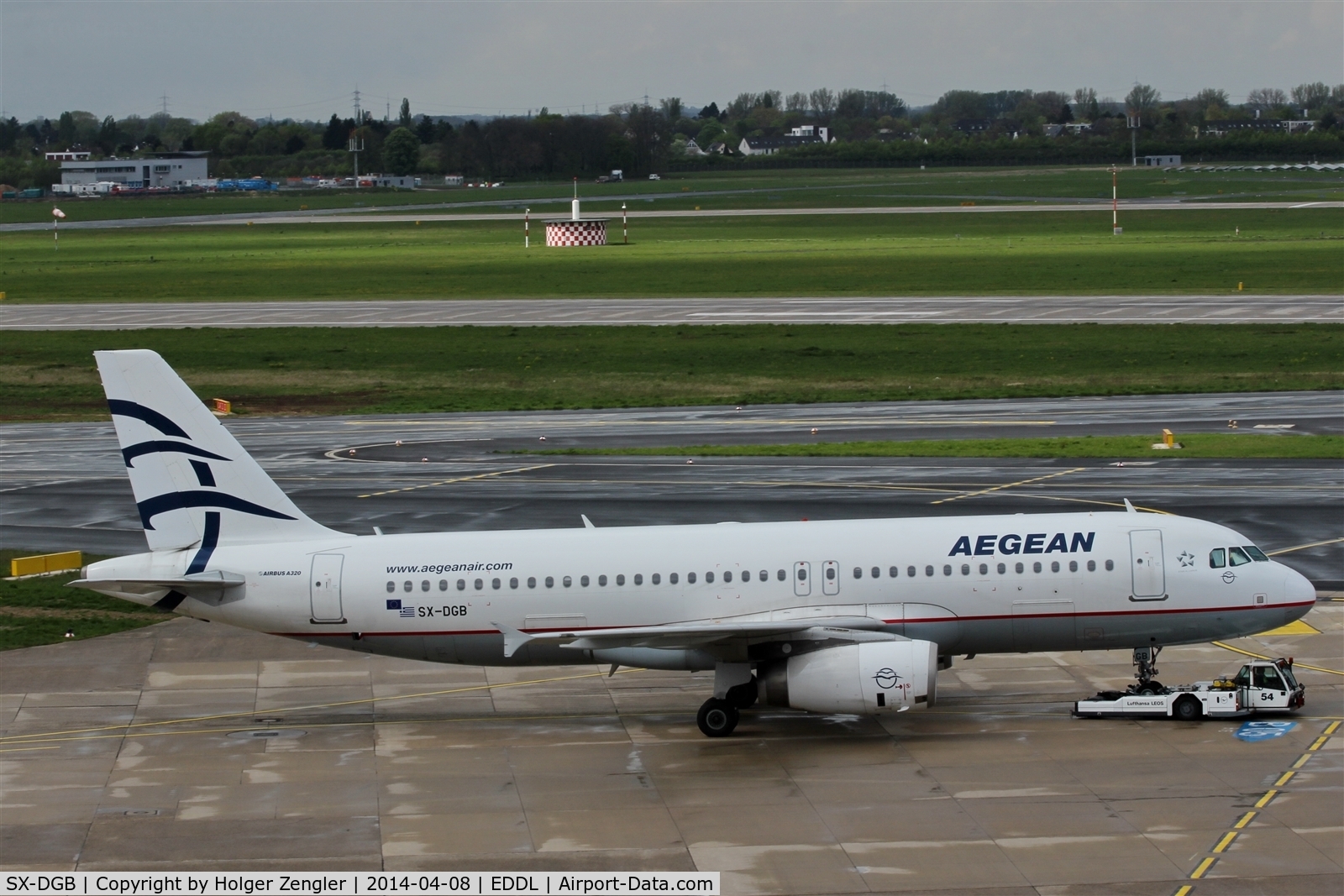 SX-DGB, 2009 Airbus A320-232 C/N 4165, Ready for taxi and return to Athens....