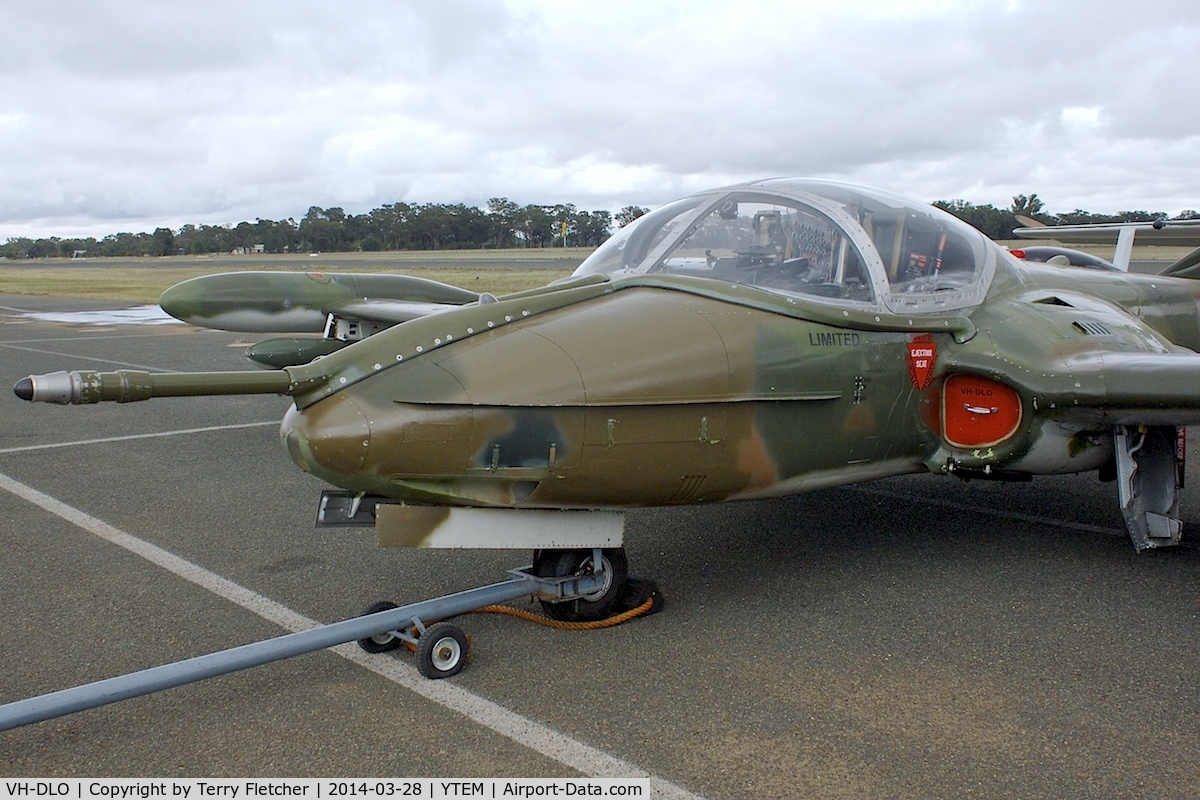 VH-DLO, 1969 Cessna A-37B Dragonfly C/N 43156, Exhibited at the Temora Aviation Museum in New South Wales , Australia - EX USAF 68-10805