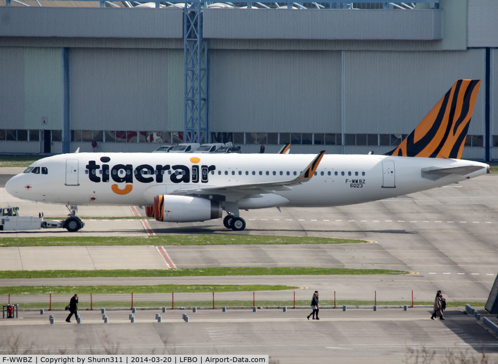F-WWBZ, 2014 Airbus A320-232 C/N 6023, C/n 6023 - To be 9V-TRO
