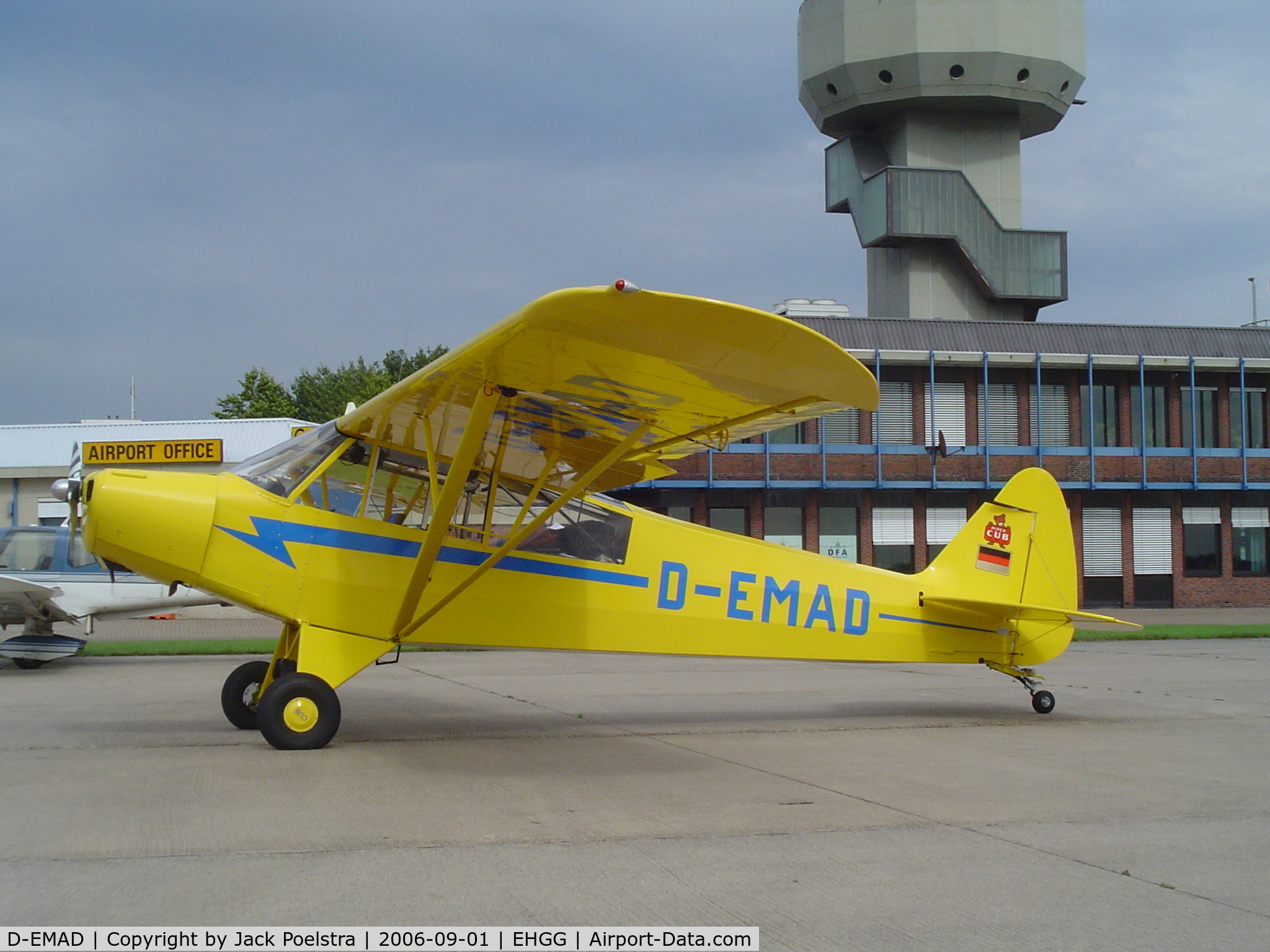D-EMAD, Piper PA-18-95 Super Cub Super Cub C/N 18-2030, D-EMAD at ramp of Groningen airport