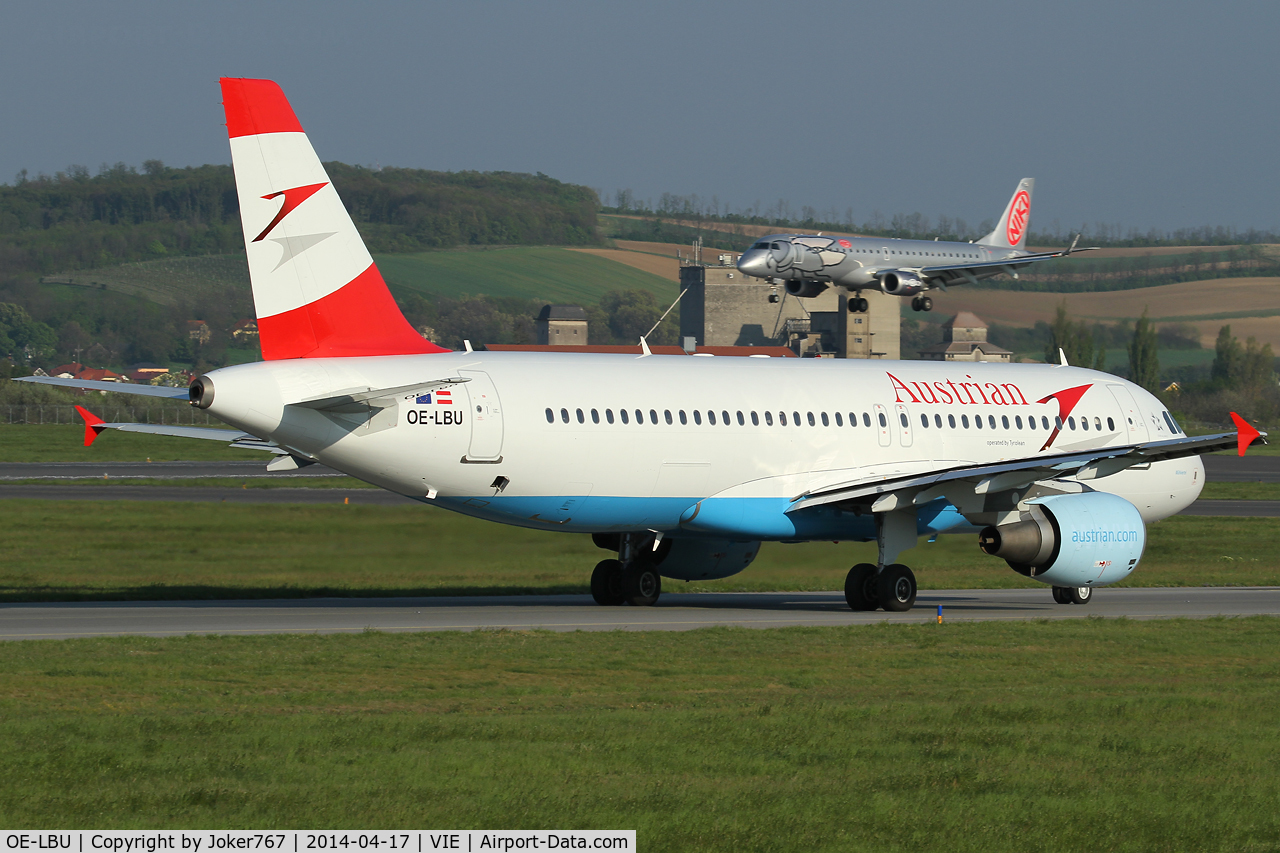 OE-LBU, 2001 Airbus A320-214 C/N 1478, Austrian Airlines