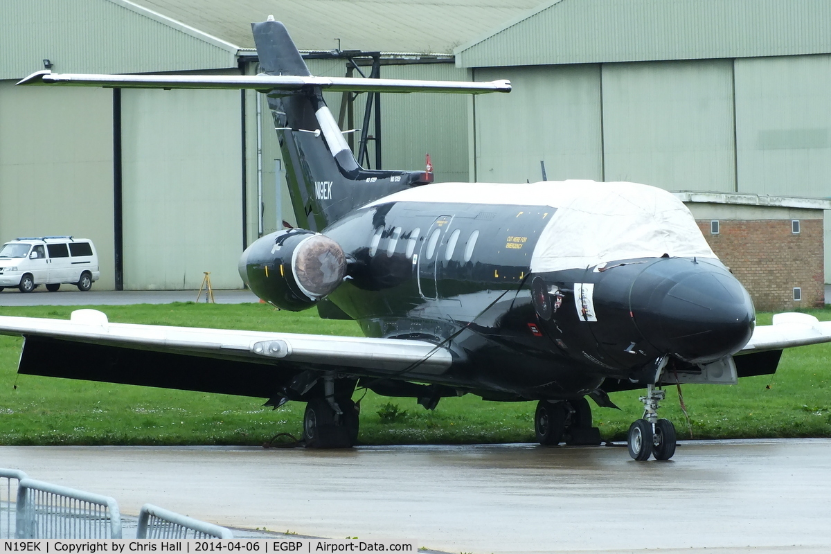 N19EK, 1966 Hawker Siddeley HS.125 Dominie T.1 C/N 25076, Ex Royal Air Force Dominie T1 wfu January 2011 and stored at Kemble