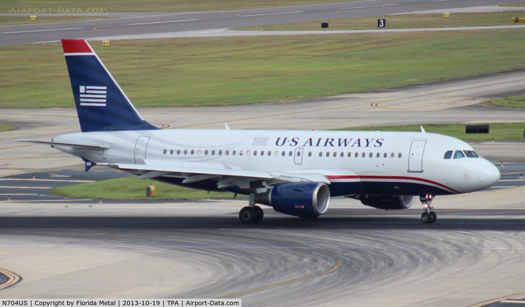 N704US, 1998 Airbus A319-112 C/N 0922, US Airways A319