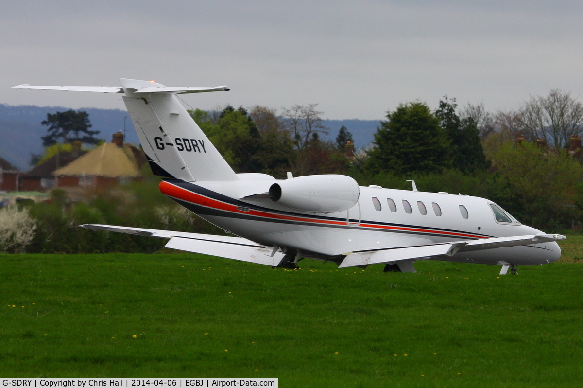 G-SDRY, 2013 Cessna 525C CitationJet CJ4 C/N 525C-0134, Dowdeswell Aviation