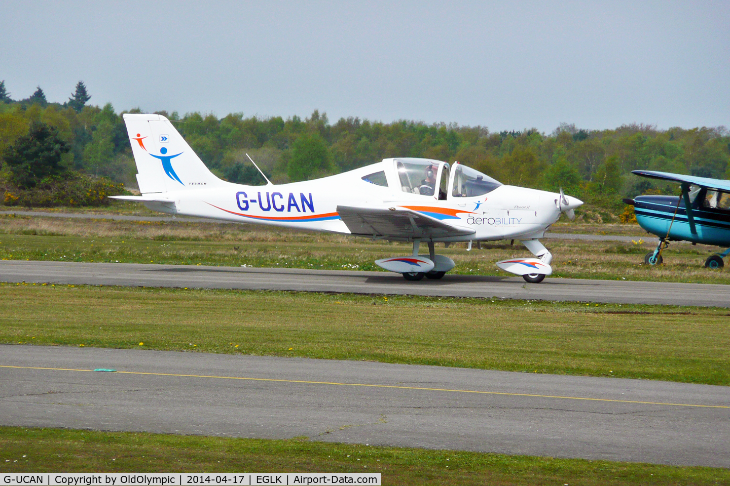 G-UCAN, 2014 Tecnam P-2002JF Sierra C/N 229, Arrival at EGLK after certification
