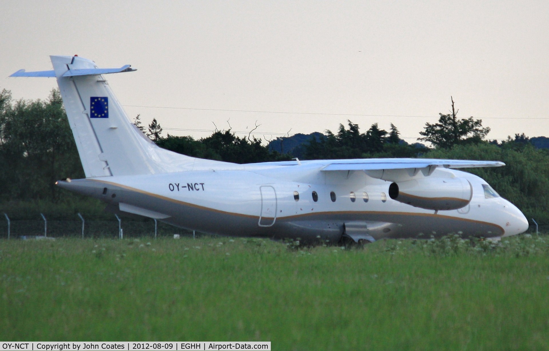 OY-NCT, 2001 Dornier 328-310 C/N 3213, Backtracking