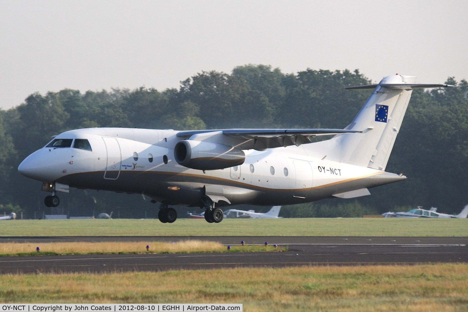 OY-NCT, 2001 Dornier 328-310 C/N 3213, Arriving 26
