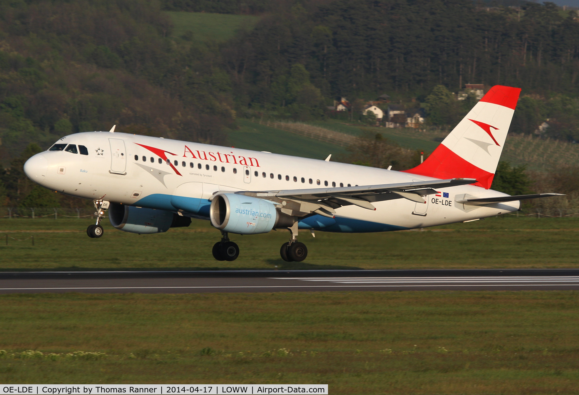 OE-LDE, 2005 Airbus A319-112 C/N 2494, Austrian A319