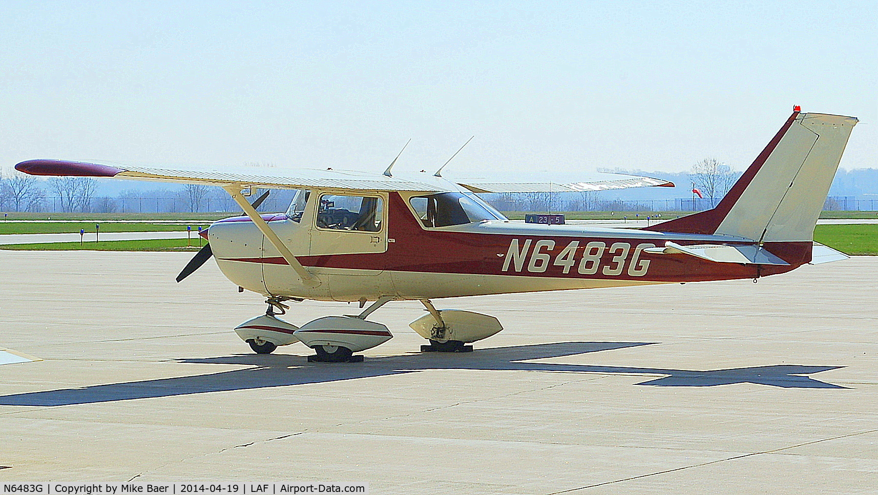 N6483G, 1970 Cessna 150K C/N 15071983, N6483G @ LAF