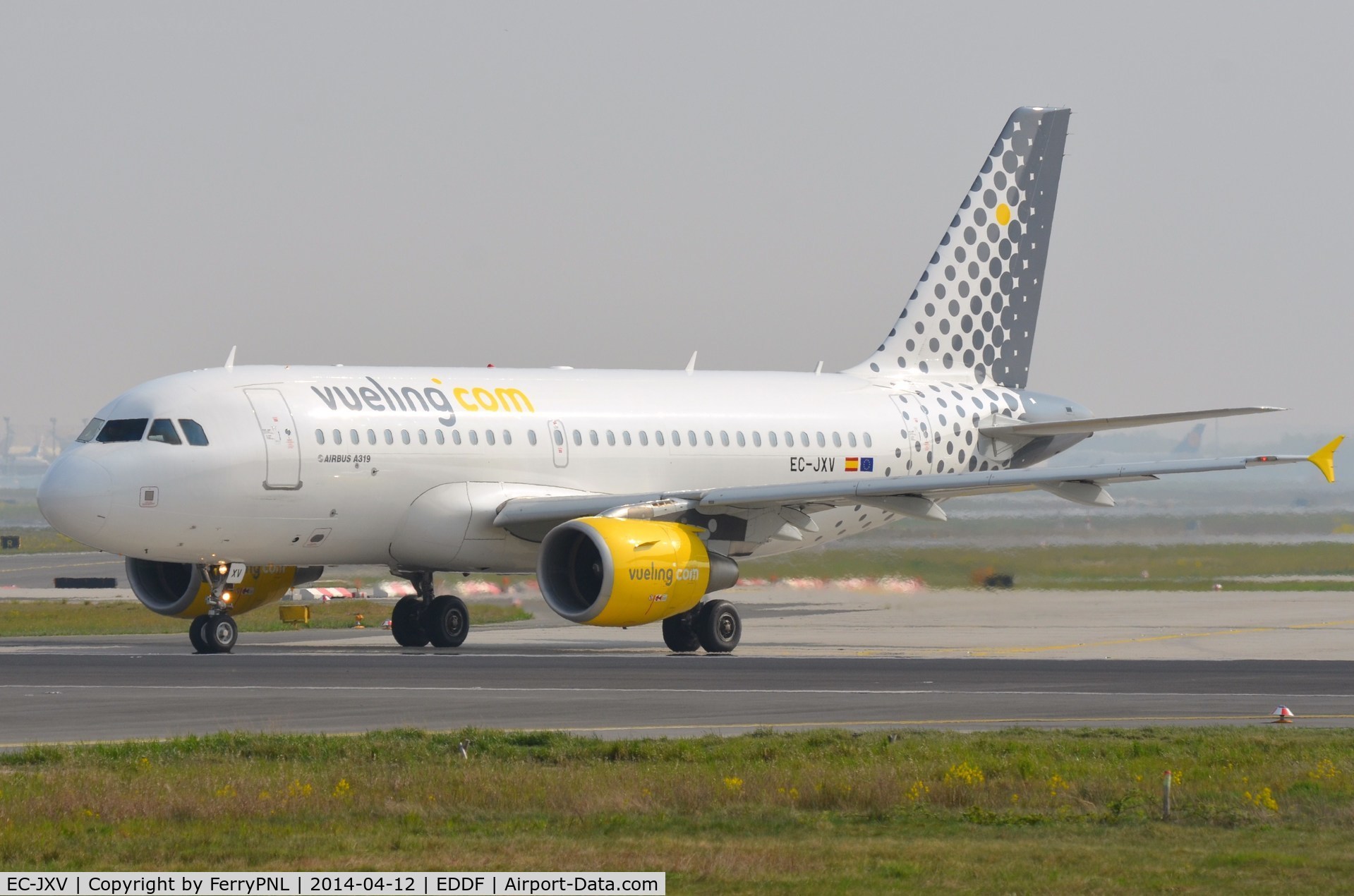 EC-JXV, 2006 Airbus A319-111 C/N 2897, Former Iberia A319 now operating for Vueling.