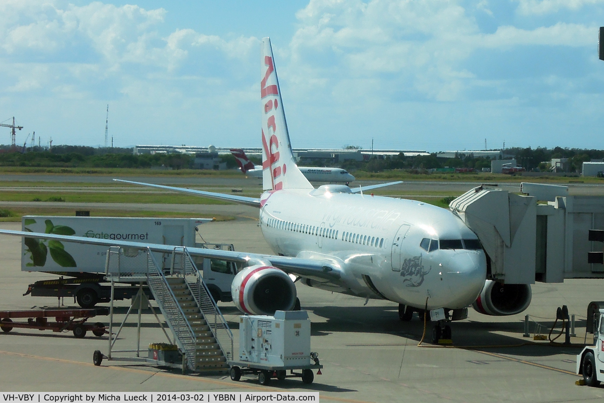 VH-VBY, 2005 Boeing 737-7FE C/N 34323, At Brisbane