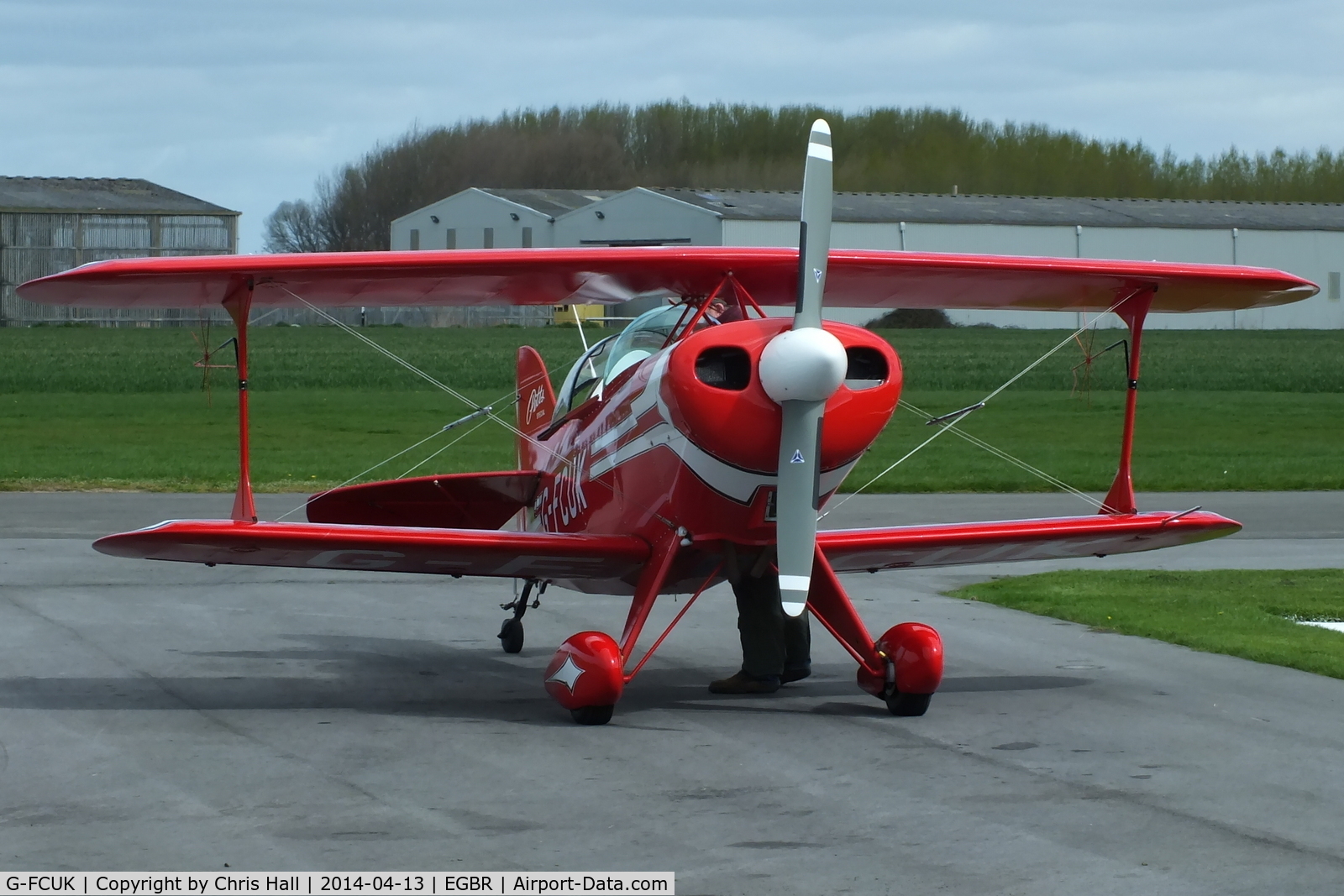 G-FCUK, 1974 Pitts S-1C Special C/N 02 (G-FCUK), at Breighton's 'Early Bird' Fly-in 13/04/14