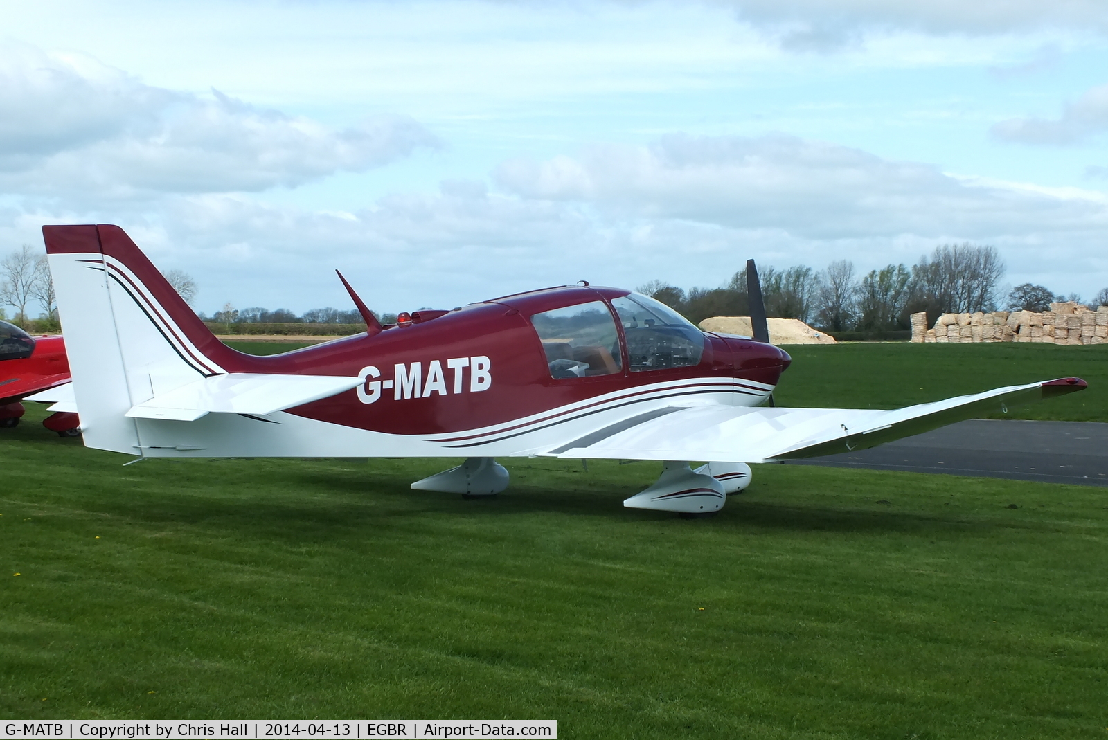 G-MATB, 1972 Robin DR-400-160 Chevalier C/N 735, at Breighton's 'Early Bird' Fly-in 13/04/14