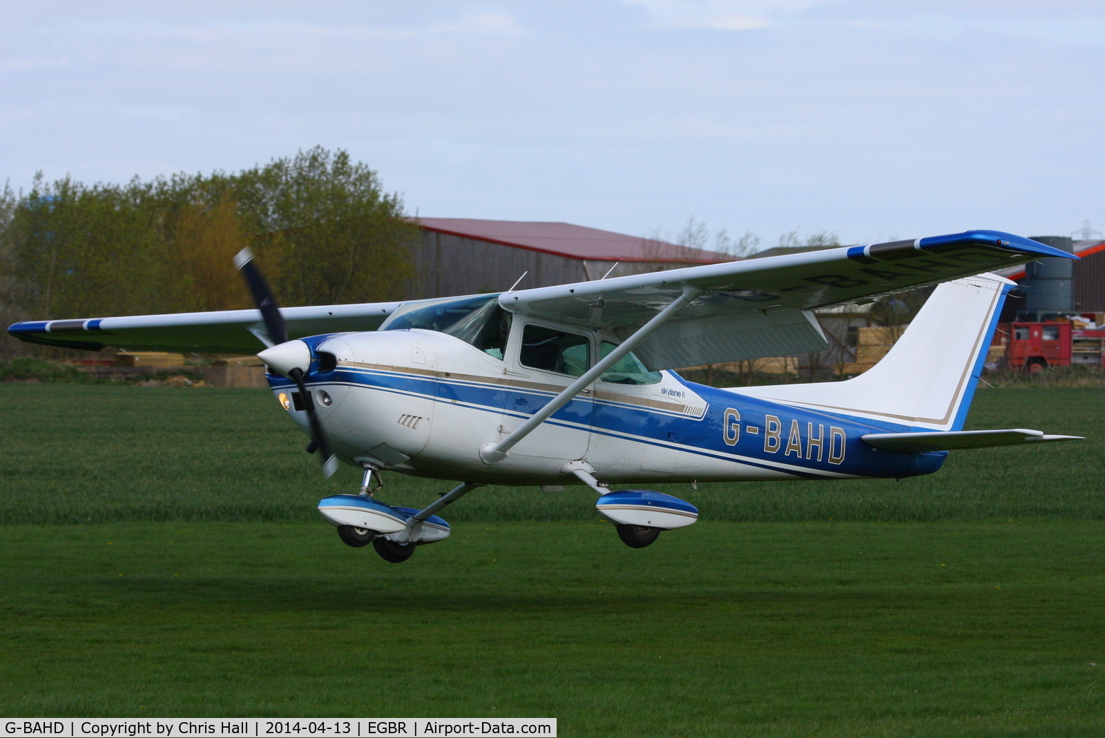 G-BAHD, 1972 Cessna 182P Skylane Skylane C/N 18261501, at Breighton's 'Early Bird' Fly-in 13/04/14