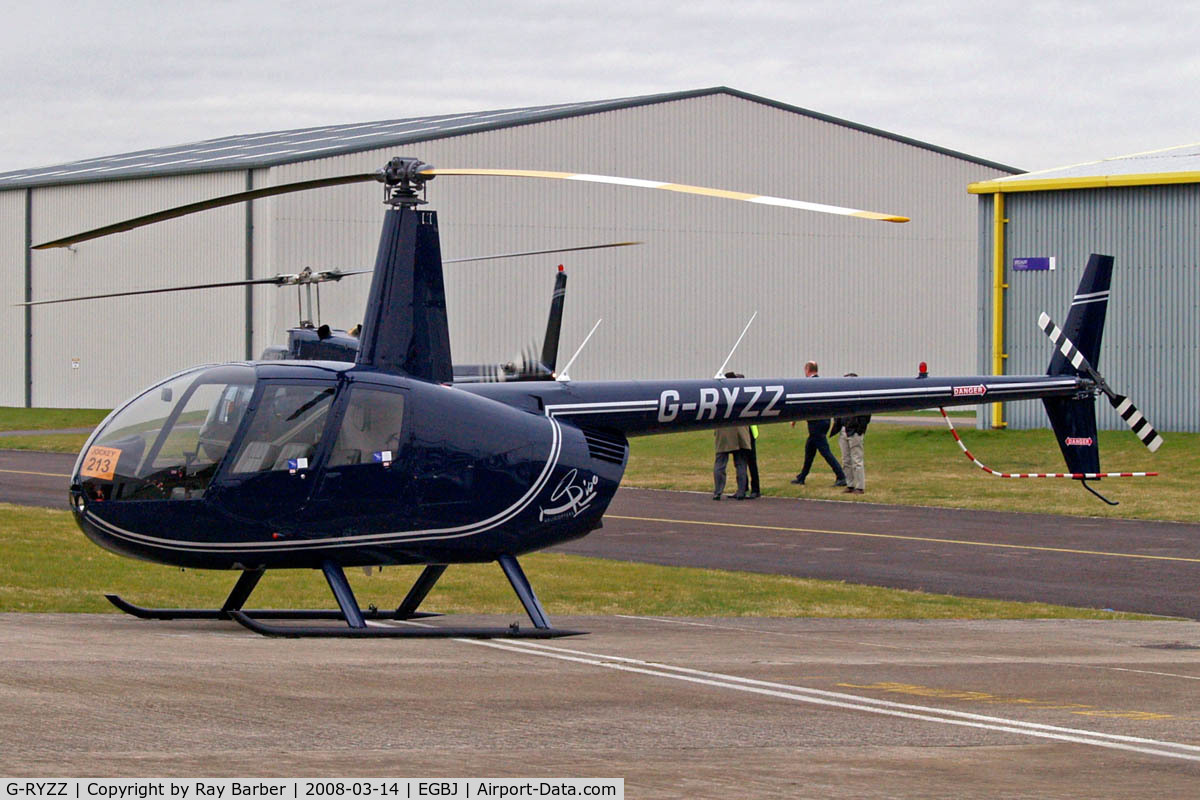 G-RYZZ, 2006 Robinson R44 Raven II C/N 11418, Robinson R-44 Raven II [11418] (Rise Helicopters) Staverton~G 14/03/2008