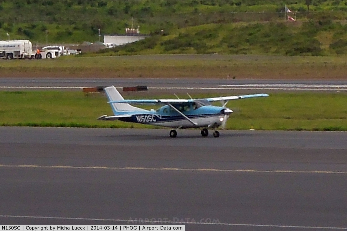N150SC, 1973 Cessna TU206F Turbo Stationair C/N U20601958, At Maui