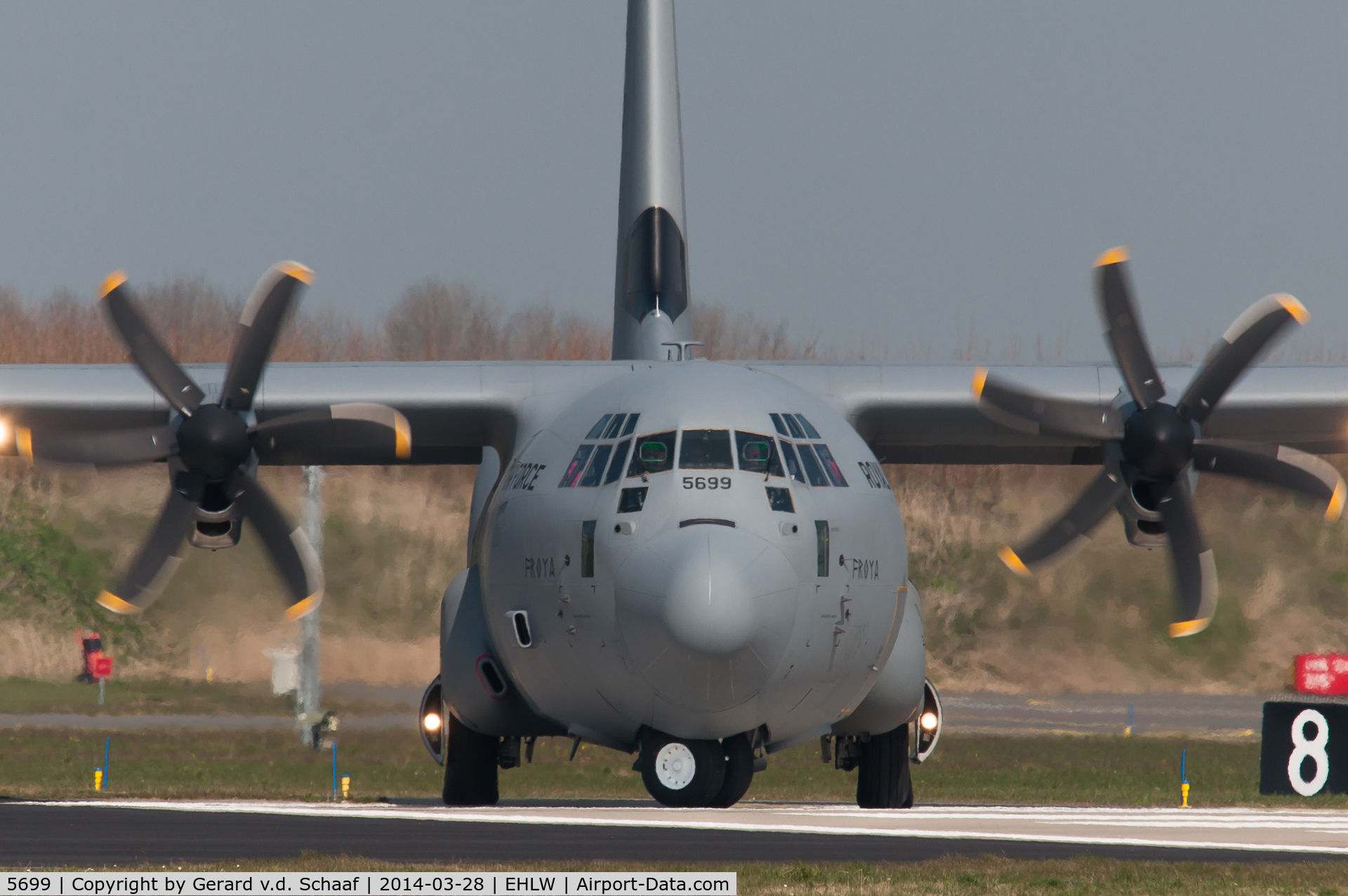 5699, 2008 Lockheed Martin C-130J-30 Super Hercules C/N 382-5699, Frisian Flag 2014