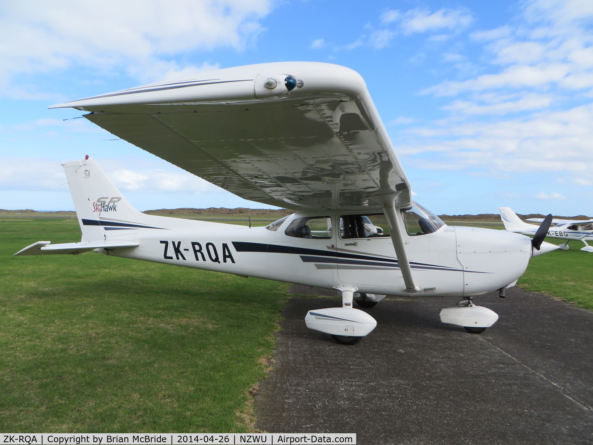 ZK-RQA, 2002 Cessna 172S C/N 172S9035, Cessna 172S Skyhawk. ZK-RQA cn 172S9035. Wanganui (WAG NZWU). Image © Brian McBride. 26 April 2014