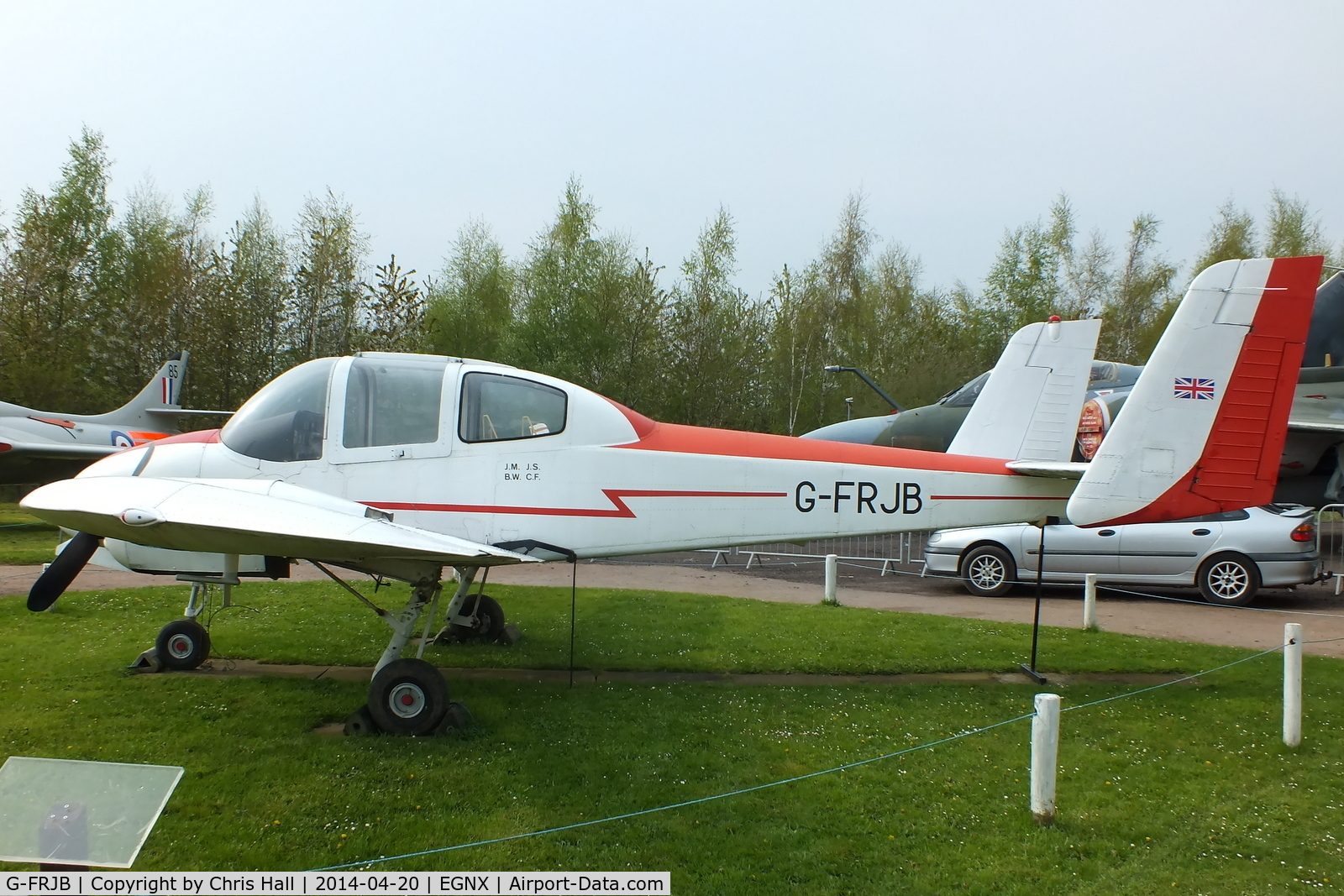 G-FRJB, 1976 Britten Sheriff SA.1 C/N 0001, Preserved at the East Midlands Aeropark