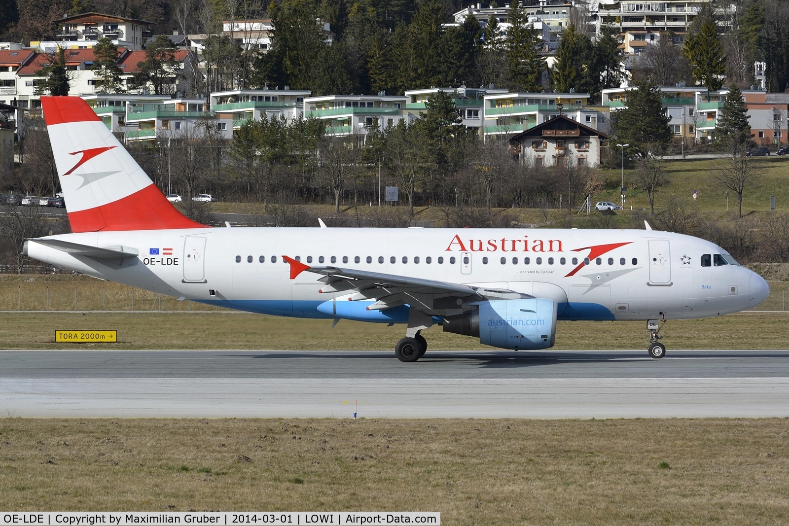 OE-LDE, 2005 Airbus A319-112 C/N 2494, Austrian/Tyrolean