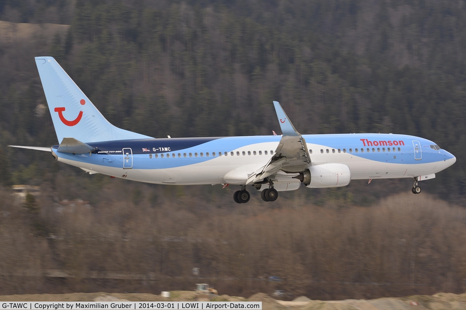 G-TAWC, 2012 Boeing 737-8K5 C/N 39922, Thomson Airways