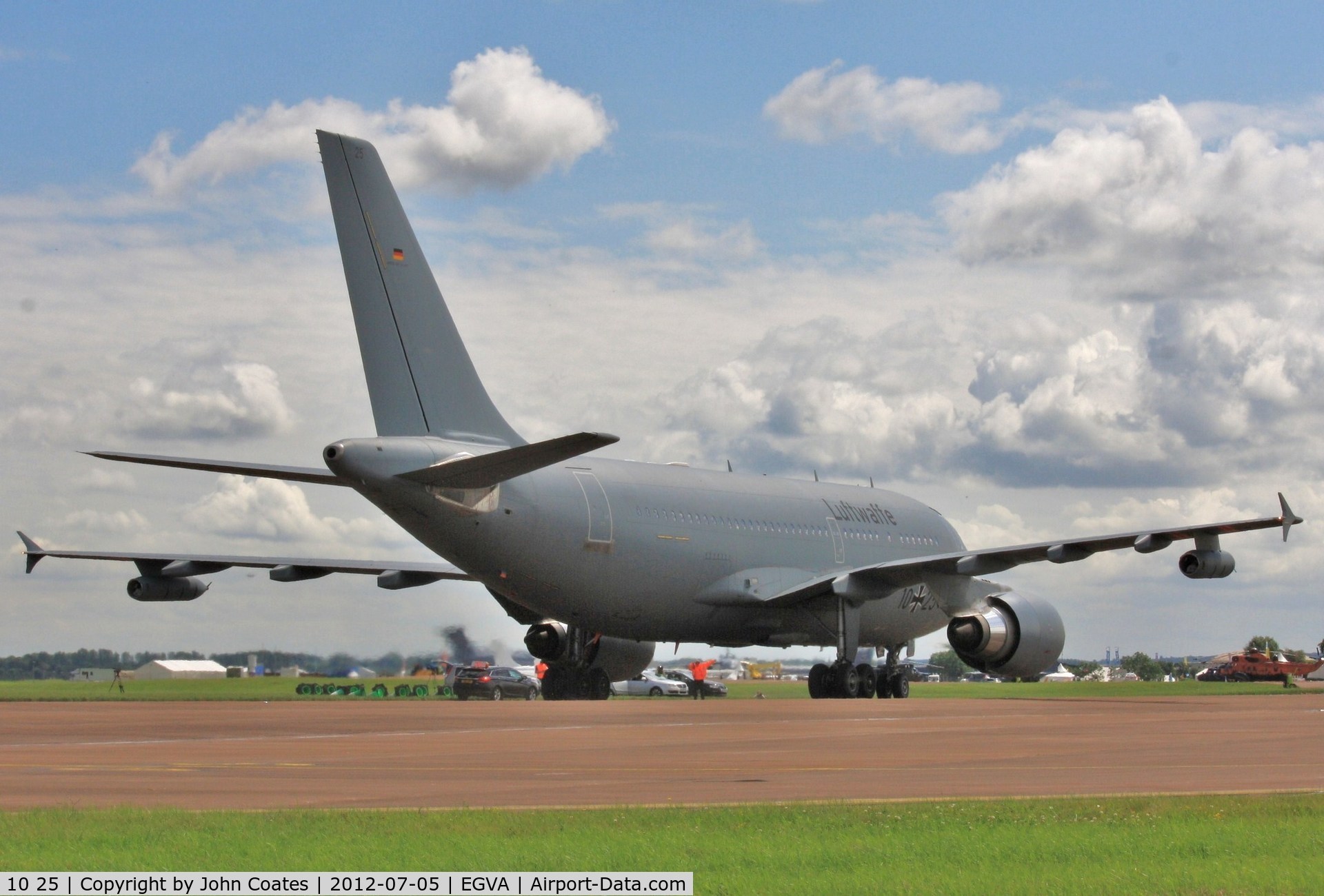 10 25, 1988 Airbus A310-304/MRTT C/N 484, Arriving for RIAT static park 2012