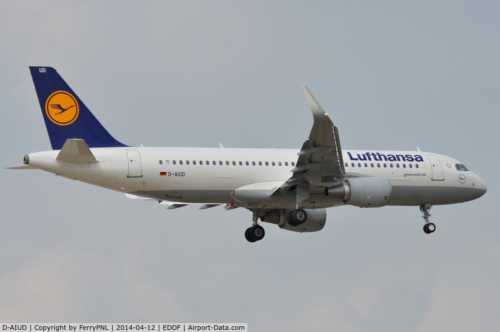 D-AIUD, 2014 Airbus A320-214 C/N 6033, Delivered 3 weeks ago.