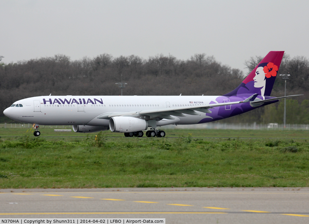 N370HA, 2014 Airbus A330-243 C/N 1511, Delivery day...