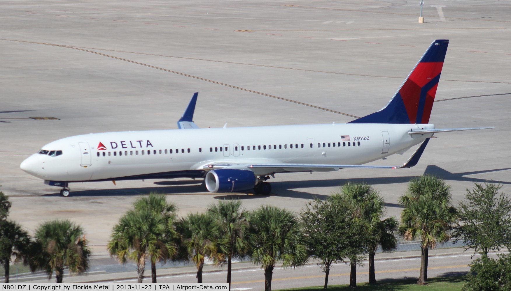 N801DZ, 2013 Boeing 737-932/ER C/N 31912, Delta 737-900