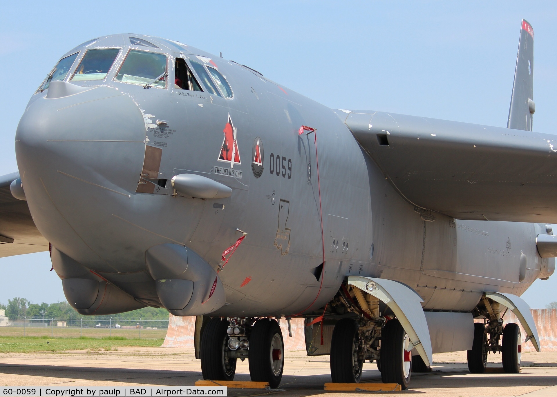 60-0059, 1960 Boeing B-52H Stratofortress C/N 464424, At Barksdale Air Force Base.