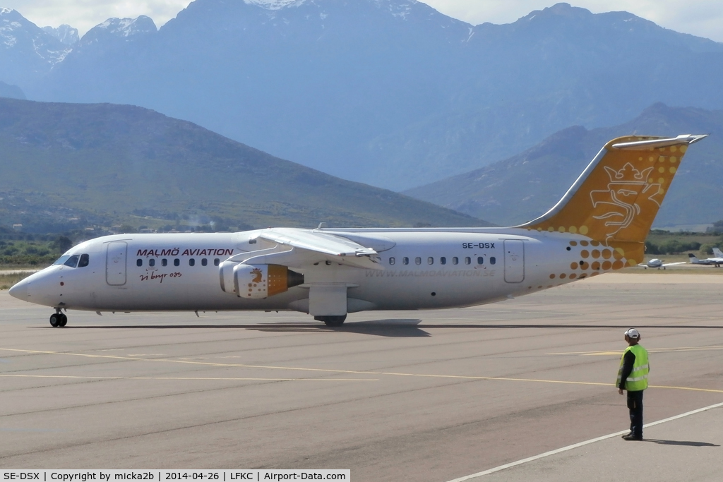 SE-DSX, 1994 British Aerospace Avro 146-RJ100 C/N E3255, Taxiing. Scrapped in march 2020.