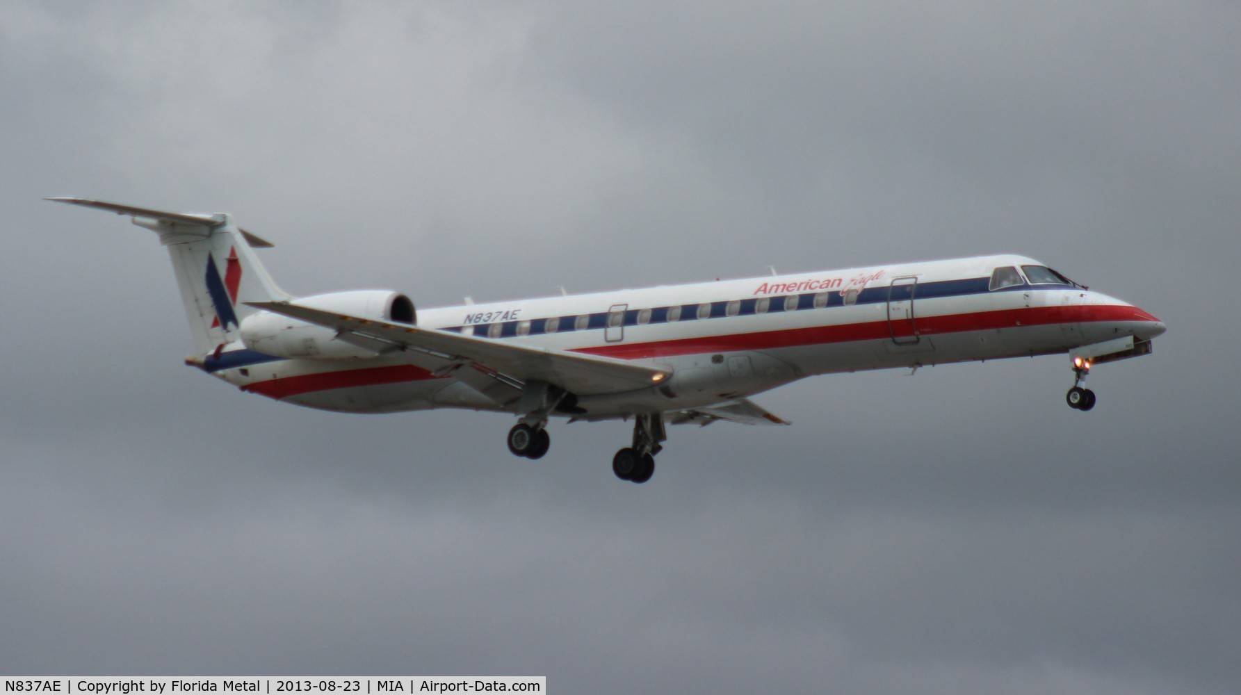 N837AE, 2002 Embraer ERJ-140LR (EMB-135KL) C/N 145647, Eagle E140