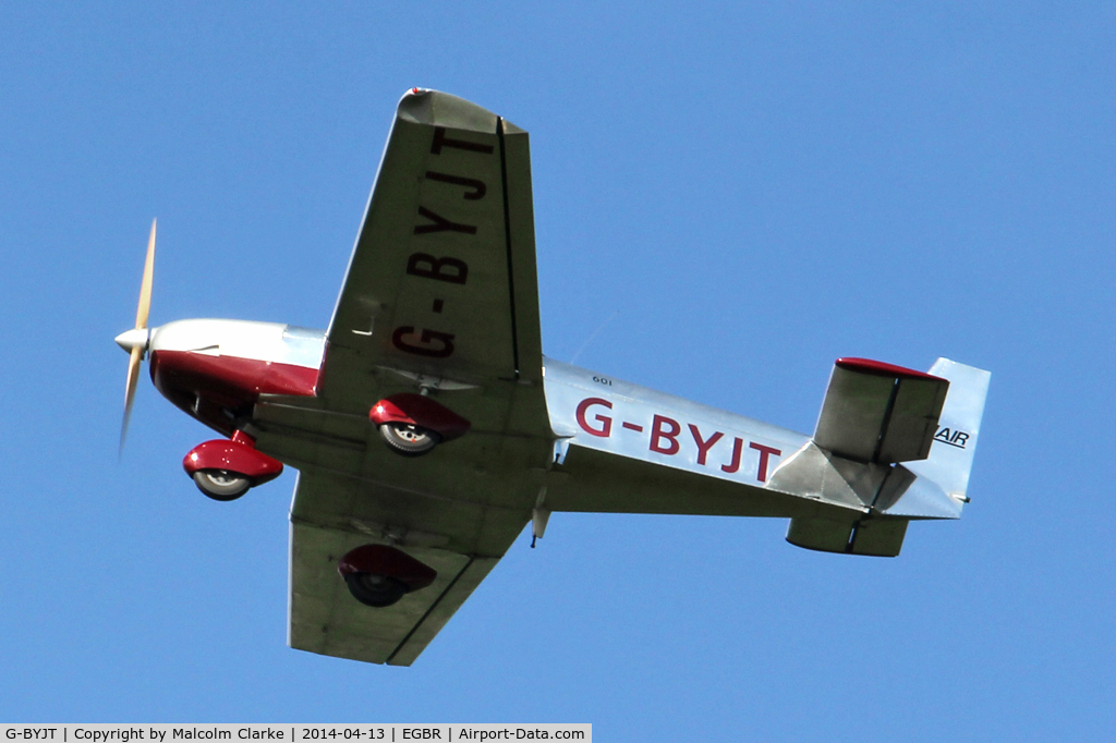 G-BYJT, 1999 Zenair CH-601HD C/N PFA 162-13130, Zenair CH-601HD at The Real Aeroplane Club's Early Bird Fly-In, Breighton Airfield, April 2014.