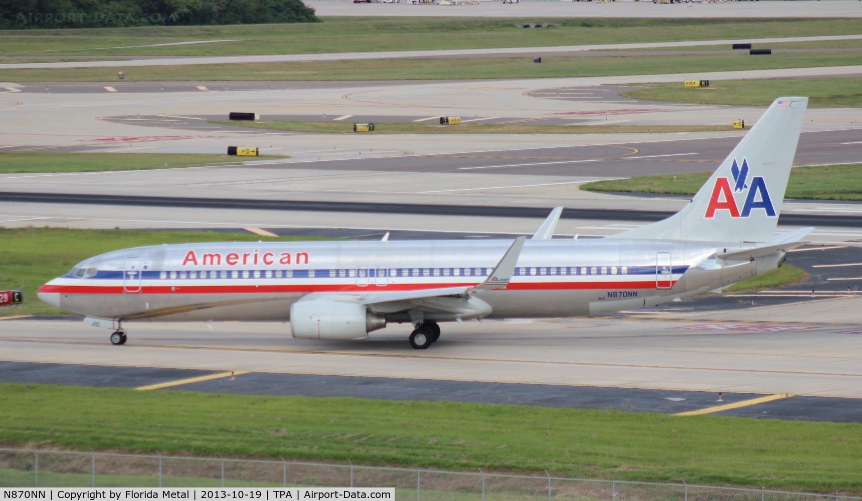 N870NN, 2011 Boeing 737-823 C/N 40765, American 737-800