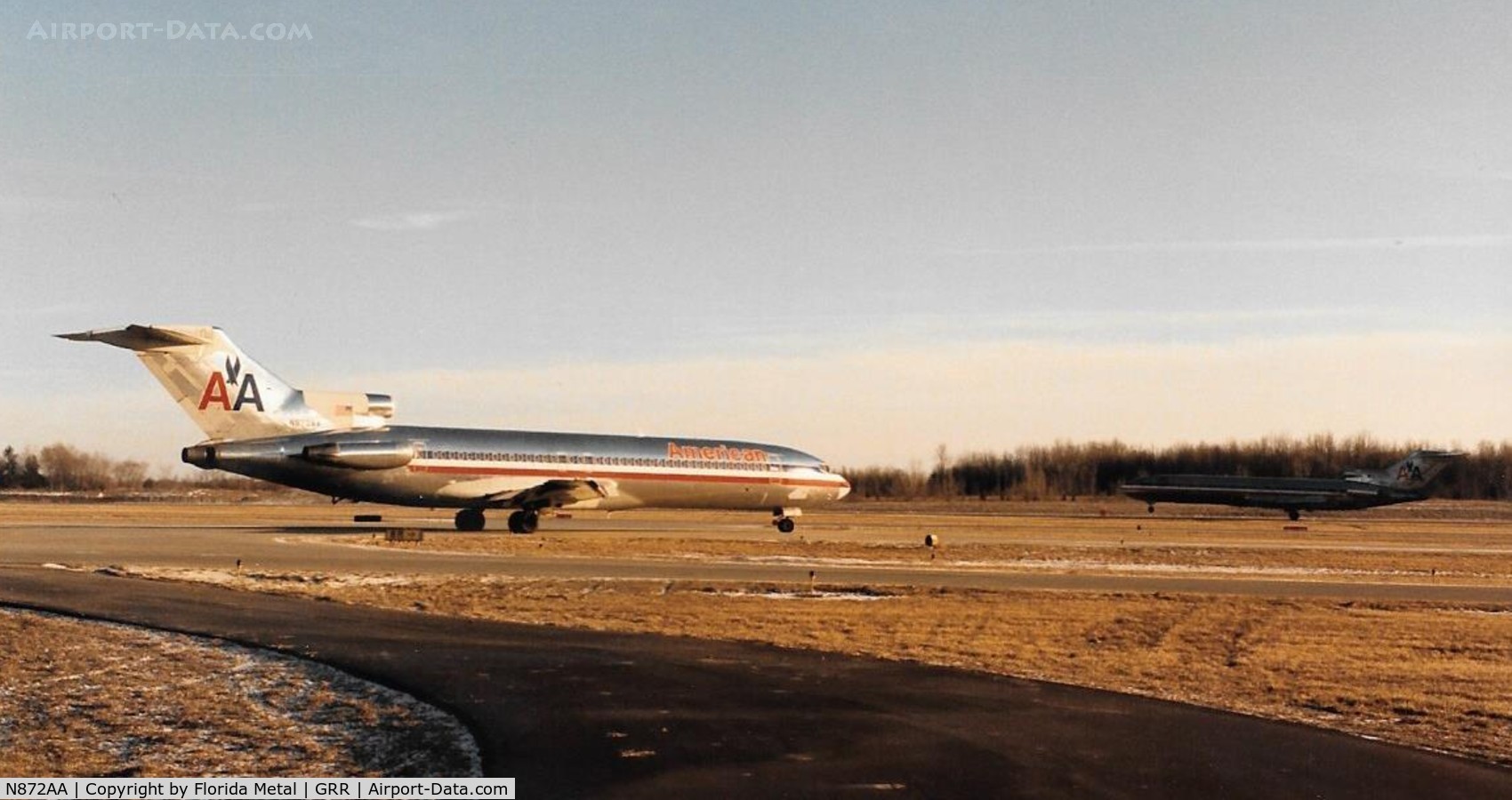 N872AA, 1978 Boeing 727-223 C/N 21384, American 727-200 taken circa 1987 or so