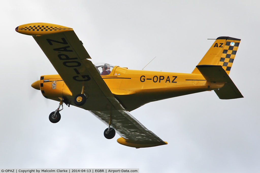 G-OPAZ, 2001 Pazmany PL-2 C/N PFA 069-10673, Pazmany PL-2 at The Real Aeroplane Club's Early Bird Fly-In, Breighton Airfield, April 2014.