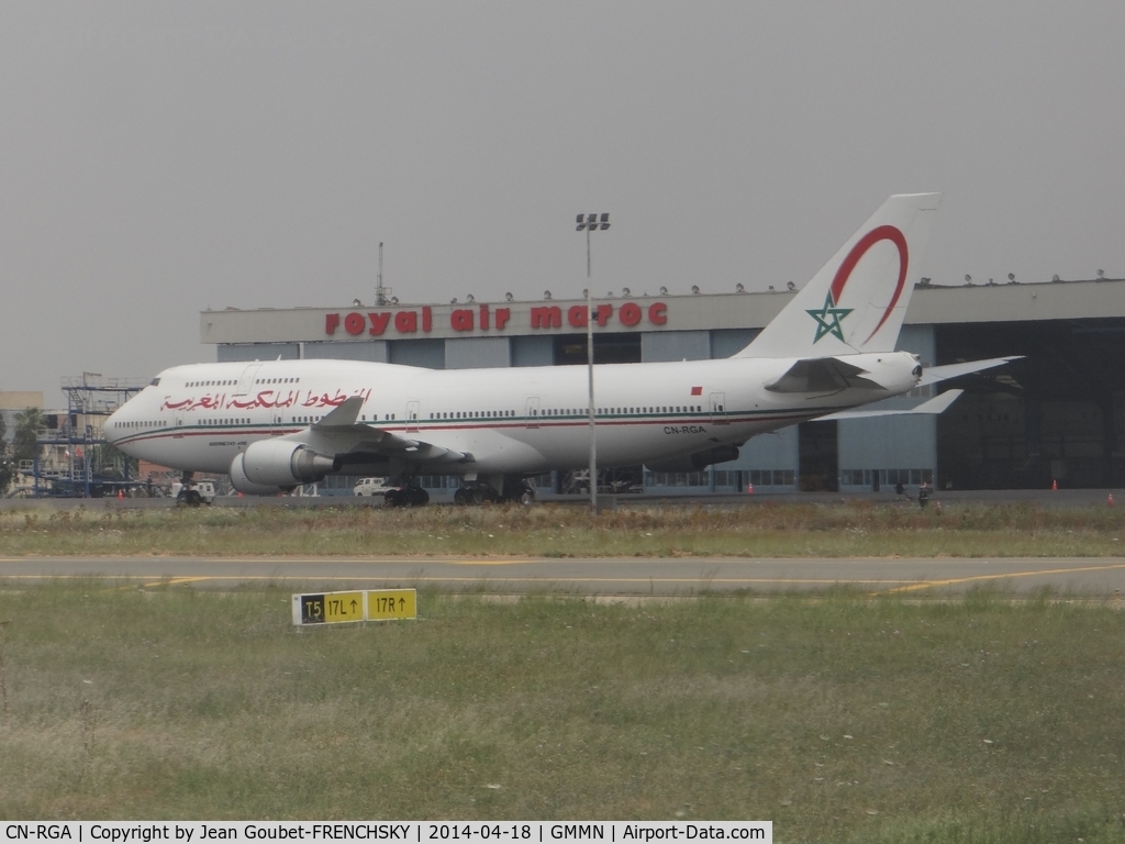 CN-RGA, 1993 Boeing 747-428 C/N 25629, Royal Air Maroc