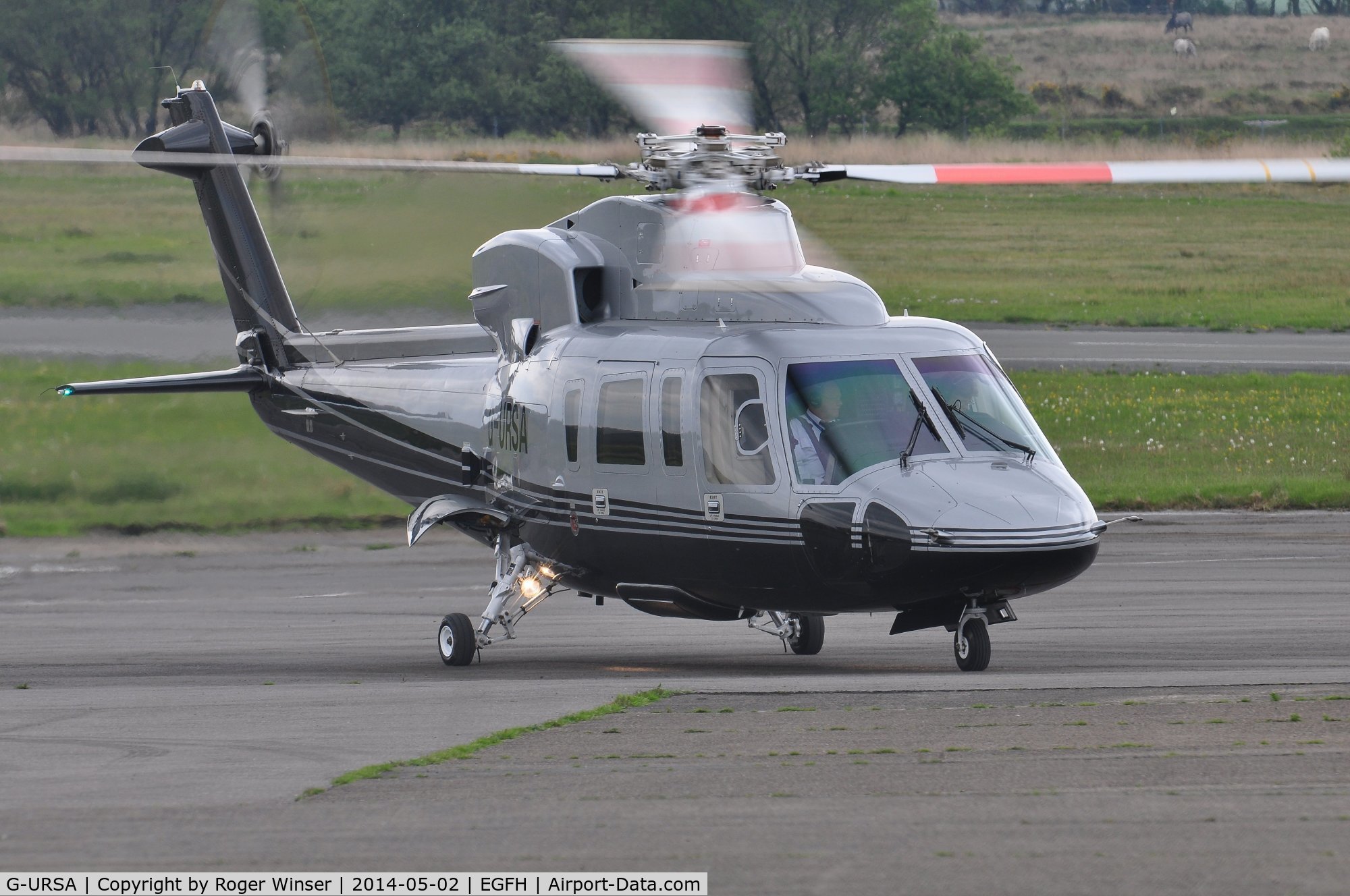 G-URSA, 2007 Sikorsky S-76C C/N 760699, Visiting S-76 operated by Capital Air Services. Previously registered N2582J.
