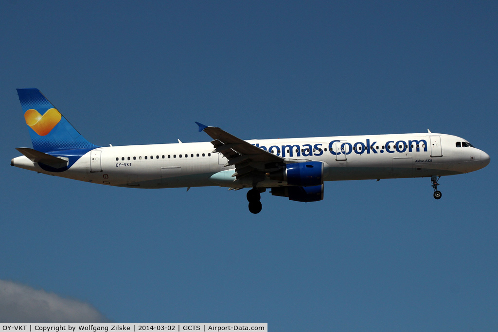 OY-VKT, 2003 Airbus A321-211 C/N 1972, visitor