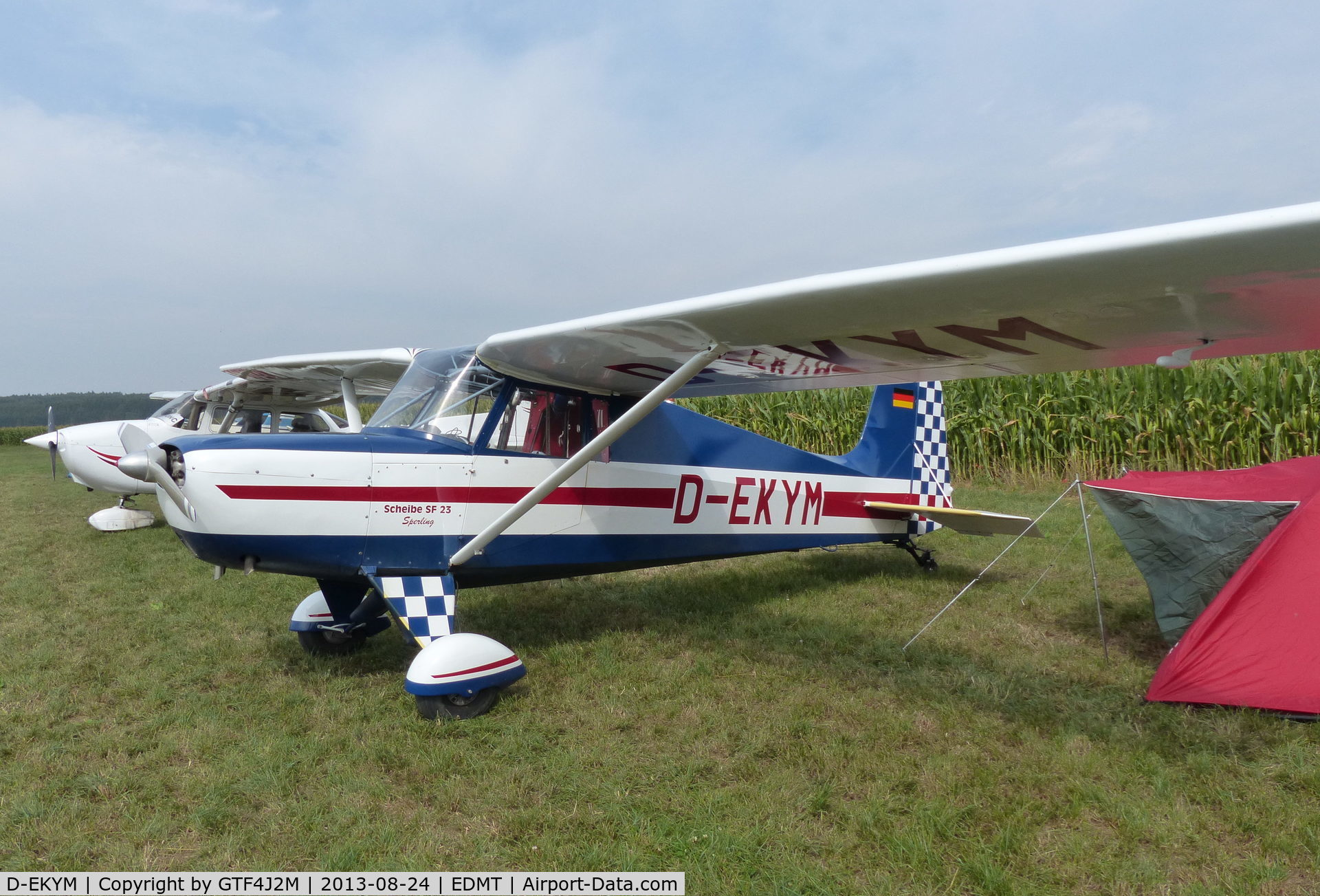 D-EKYM, Scheibe SF-23B Sperling C/N 2019, D-EKYM  at Tannheim 24.8.13