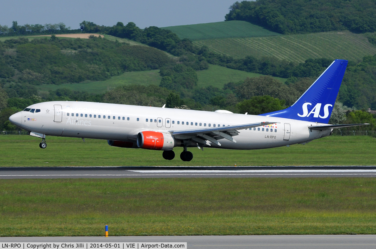 LN-RPO, 2000 Boeing 737-883 C/N 30467, SAS - Scandinavian Airlines