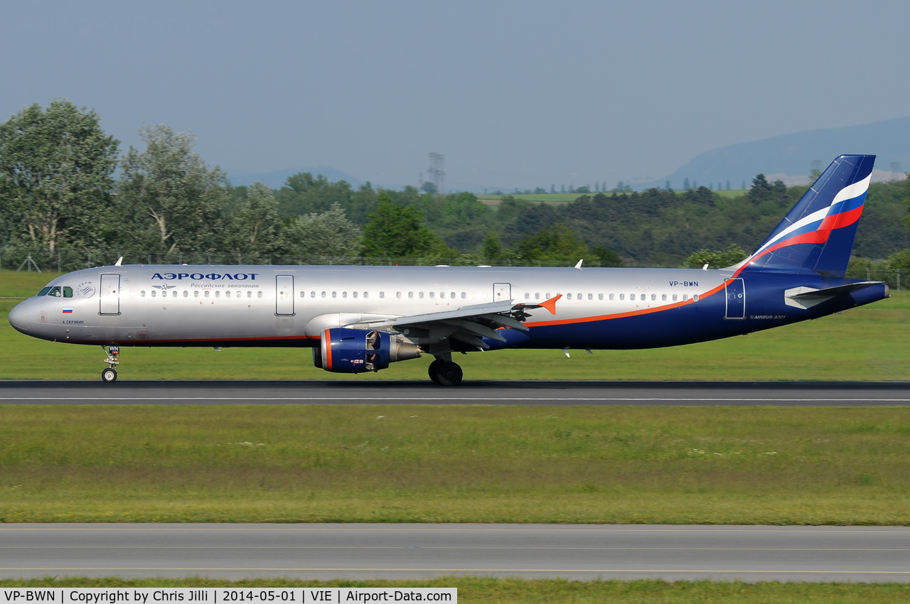 VP-BWN, 2004 Airbus A321-211 C/N 2330, Aeroflot