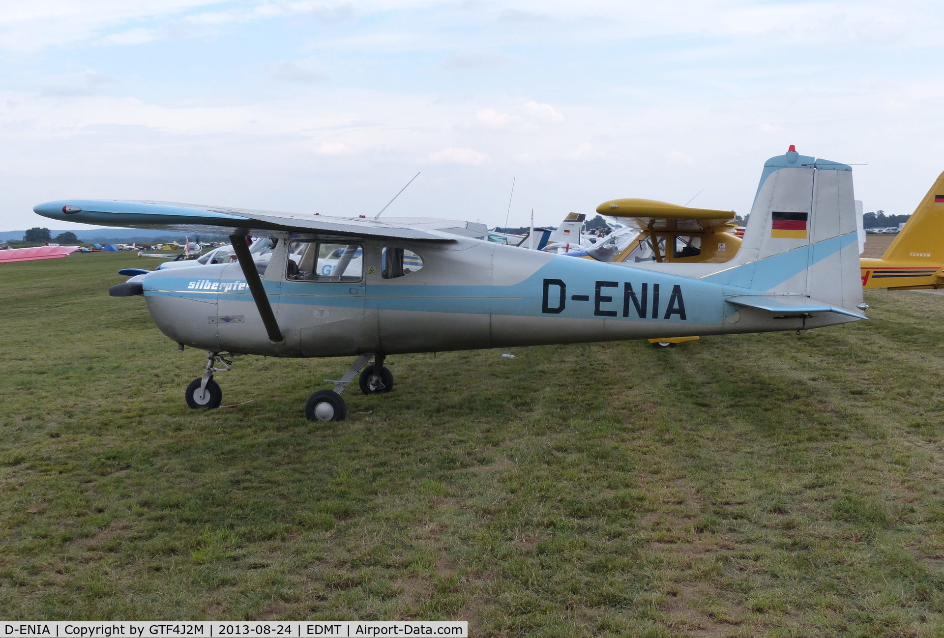 D-ENIA, Cessna 150 C/N 17844, D-ENIA at Tannheim 24.8.13