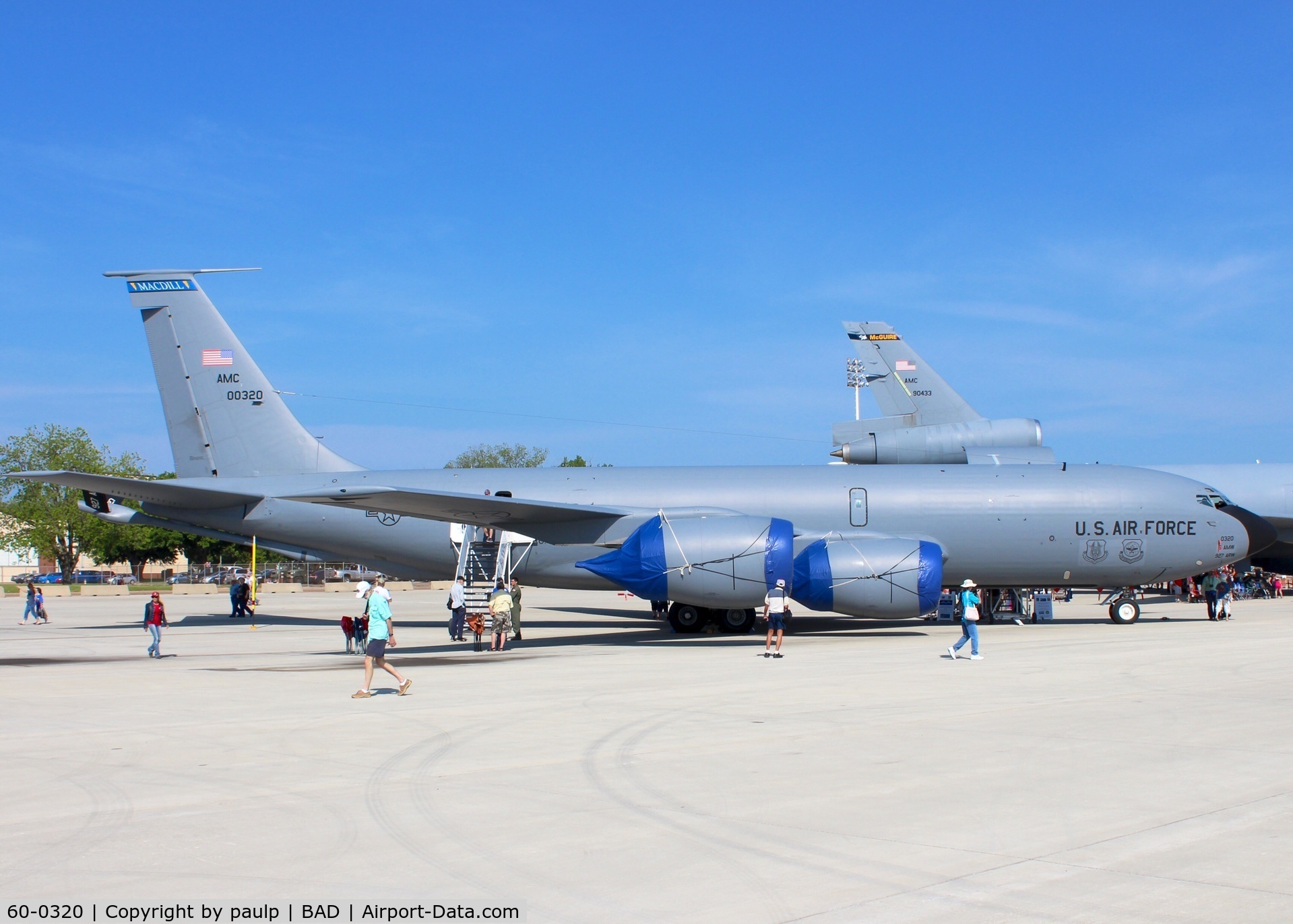 60-0320, 1960 Boeing KC-135R Stratotanker C/N 18095, At Barksdale Air Force Base.