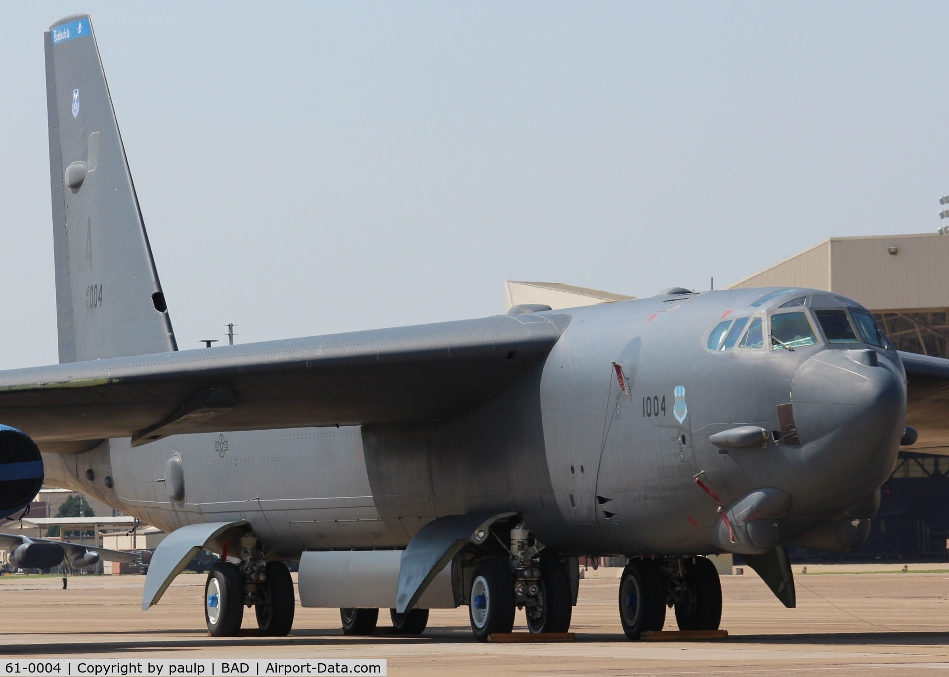 61-0004, 1961 Boeing B-52H Stratofortress C/N 464431, At Barksdale Air Force Base.